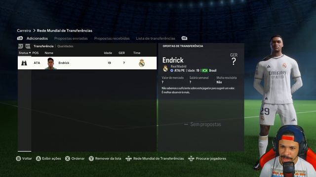 SIMULEI CARREIRA DO ENDRICK NO REAL - EA FC 24 (FIFA 24) смотреть онлайн