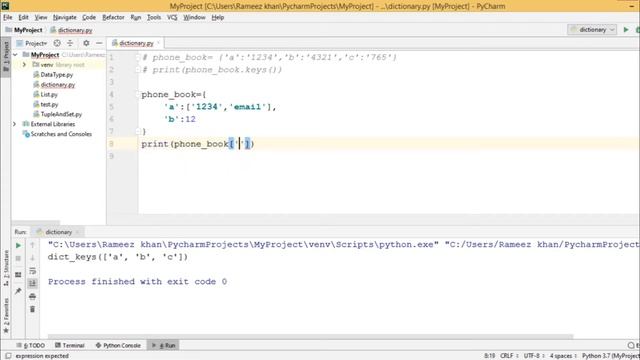 #13 Python Tutorial for Beginners | Dictionary In python | Part-II смотреть онлайн