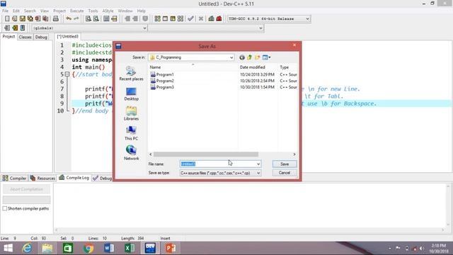 Escape Sequence In C Programming tutorial 7 смотреть онлайн