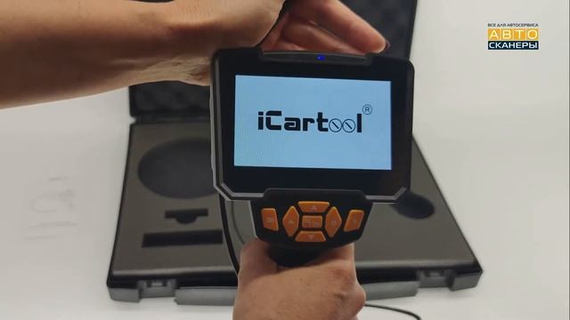 ВИДЕОЭНДОСКОП ПРОМЫШЛЕННЫЙ С ДВОЙНОЙ КАМЕРОЙ И СМЕННЫМ ЗОНДОМ ICARTOOL IC-V112A смотреть онлайн