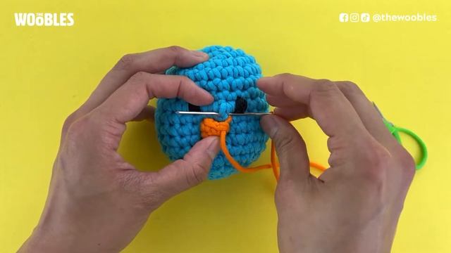 How to sew crochet amigurumi pieces together - easy tutorial смотреть онлайн