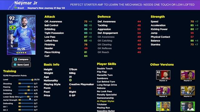 eFootball 2024 | FREE NEYMAR - TRAINING GUIDE + BREAKDOWN смотреть онлайн
