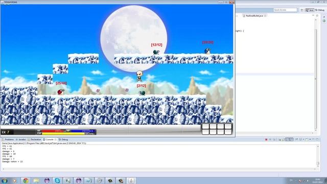 MapleStory in Java Sounds, Projectiles, Better movement...Final update. смотреть онлайн