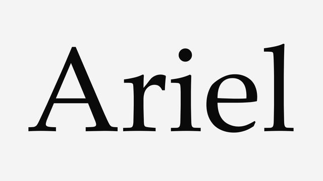 How to Pronounce Ariel смотреть онлайн