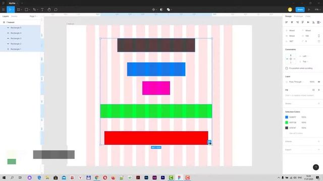 Как выравнивать элементы в Figma. Функции выравнивания в Фигме смотреть онлайн