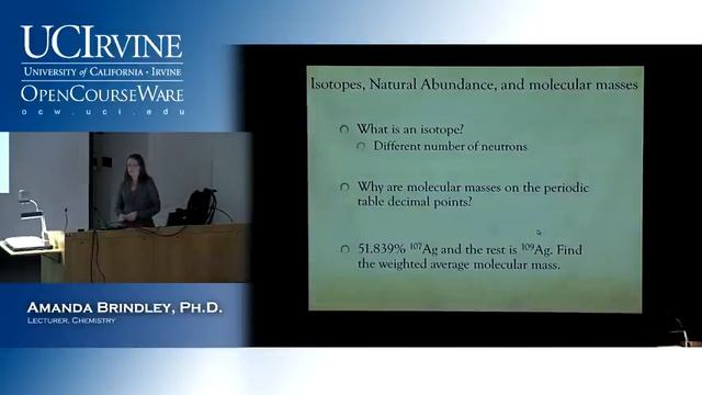 General Chemistry 1A. Lecture 01. Introduction to General Chemistry. смотреть онлайн