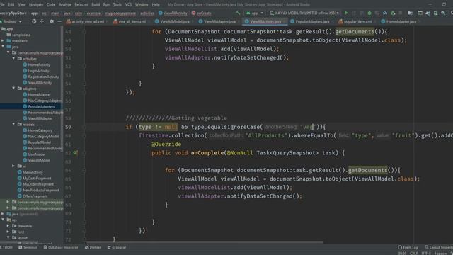 RecyclerView OnClickListener | Pass Data From Fragment to Activity | Grocery Shopping App Android смотреть онлайн