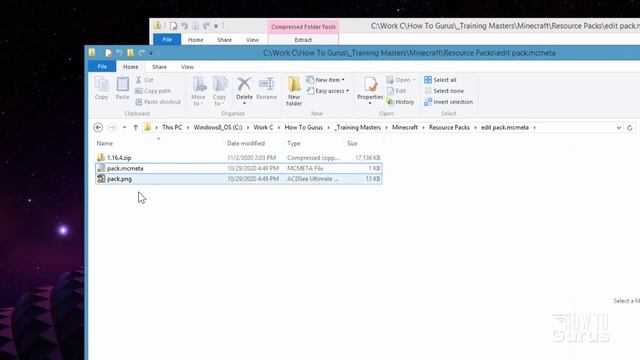 How You Can Find and Edit Minecraft pack.mcmeta and pack.png files смотреть онлайн