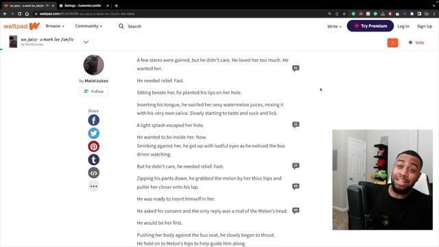 reading NASTY kpop fanfiction (We Juicy) смотреть онлайн
