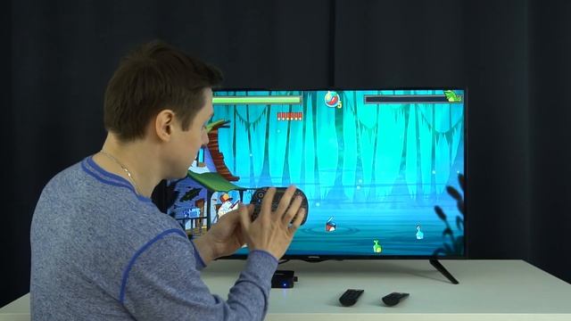 Smart приставка NATIONAL SBA-1200iWF и беспроводная клавиатура NATIONAL BTK-150 смотреть онлайн