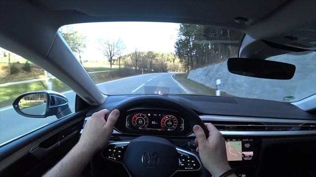 2021 VW VOLKSWAGEN ARTEON SHOOTING BRAKE 4K POV Drive Test Top Speed On-Board Autobahn Review смотреть онлайн