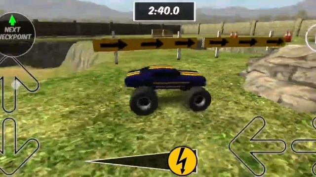 Toy Truck Rally 3D Evolution - Mode Rocky Park - Blue Car смотреть онлайн