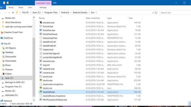 Increasing or Decrease RAM allocation of Android Studio смотреть онлайн