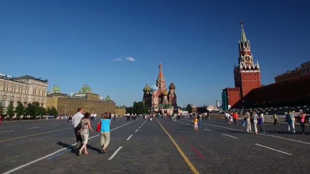 Шаговый таймлапс Красная площадь Canon 5D Mark II смотреть онлайн