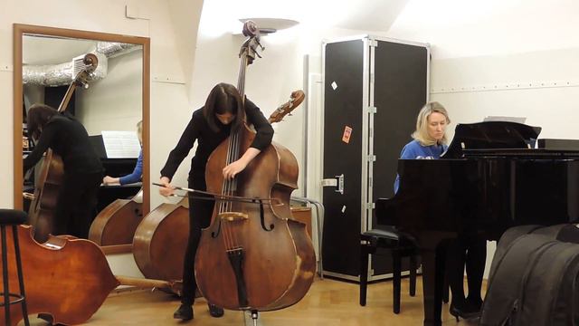 F. Proto - Carmen fantasy. Part 4, 5. Playing Tamara Zhukova (double bass)" смотреть онлайн