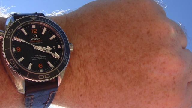 23rd Watch: Omega Planet Ocean 8500 Orange Numerals Black Dial смотреть онлайн