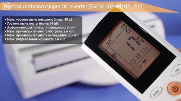Сплит-система Electrolux Monaco Super DC Inverter (EACS/I-07HM/N3_15Y)