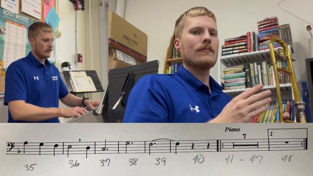 Petite Valse (90 BPM) by G.W. Lotzenhiser Trombone Baritone solo and accompaniment смотреть онлайн