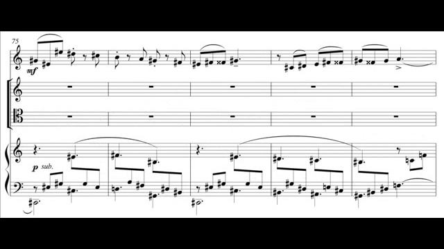 Sonata For Clarinet, Violin, Cello, And Piano—Op. 33 (part 3/3)