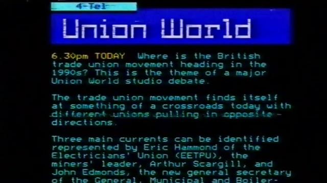 Channel Four 20th November 1986 - 4-Tel On View, ORACLE On View and ETP-1 смотреть онлайн
