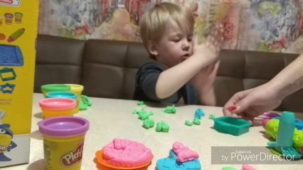 Play-Doh kitchen creations, Плей-До, лепим из пластилина печеньки