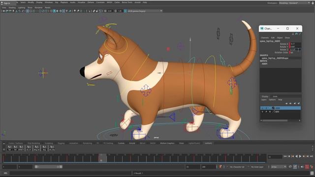 MAYA ANIMATION TUTORIAL: MAYA SOFTWARE ANIMATION TUTORIAL - DOG WALK CYCLE | DEKHO CGI смотреть онлайн