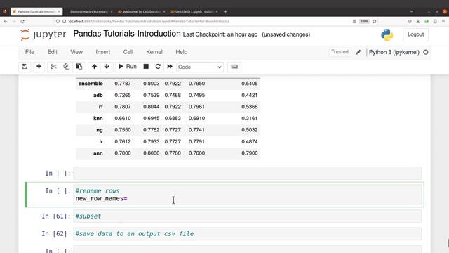 How to Rename Rows in Pandas Dataframes смотреть онлайн