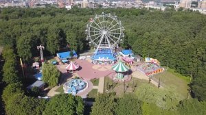Тула. Центральный парк с высоты.