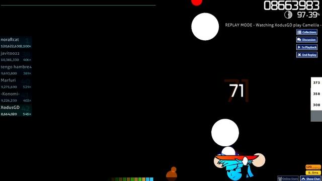 [osu!catch] Camellia - d:For The DELTA {4.78*} смотреть онлайн