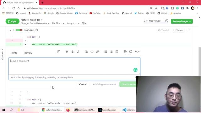 拯救資工系學生的基本素養—如何用 Git & Github 與他人協作開發 смотреть онлайн
