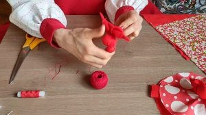 Мастер-класс "Лоскутная кукла "Пасхальная голубка". Клуб "Малеевский" (г.о. Клин)