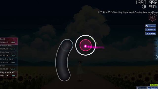 [osu!] Sakamoto Maaya - Okaerinasai (tomatomerde Remix) HD 99.36% смотреть онлайн