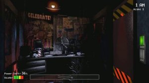 Что будет если закончиться электричество в Five nights at Freddy's ?