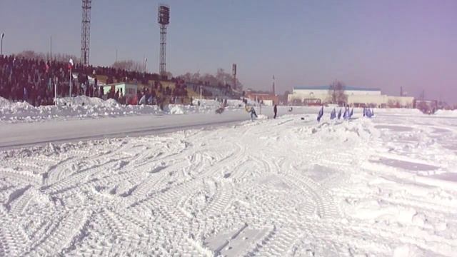 Мотогонки на льду - Уссурийск 30. 01. 2016 смотреть онлайн