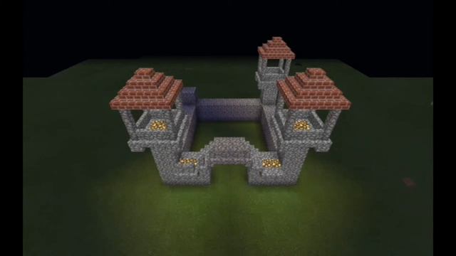 Красивый мини-замок для начала выживания! [Minecraft - MCPE]. смотреть онлайн