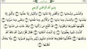 Чтение суры Аш-Шамс (91) Айман Сувейд