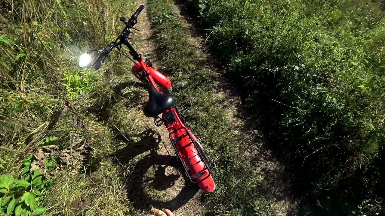 Электро фэтбайк Volteco CYBER. Лесной триал.