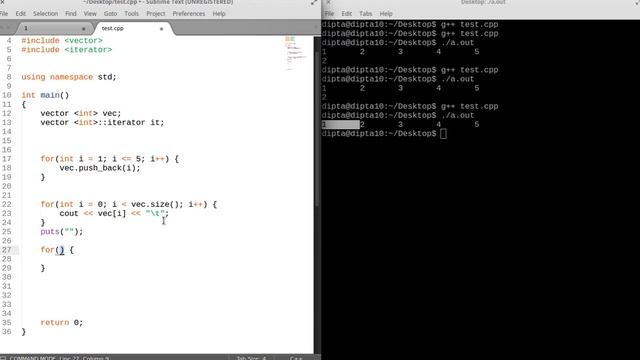 C++ STL: 4 vector 3 more on iterator (Bangla | বাংলা) смотреть онлайн