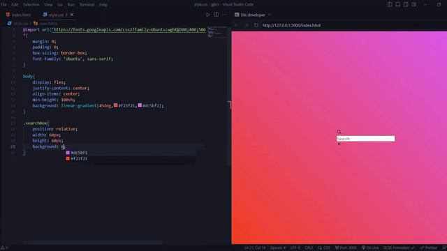 Как сделать поиск на CSS смотреть онлайн