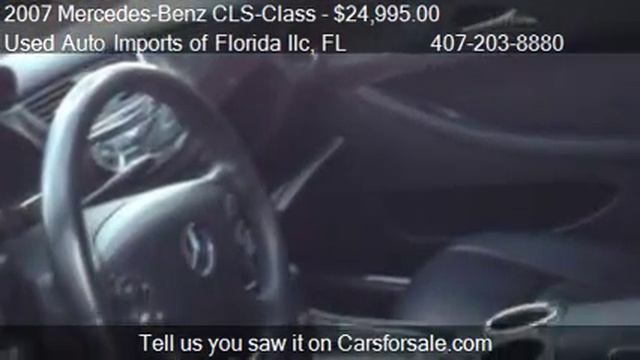 2007 Mercedes-Benz CLS-Class  - For Sale In Orlando, FL 3283
