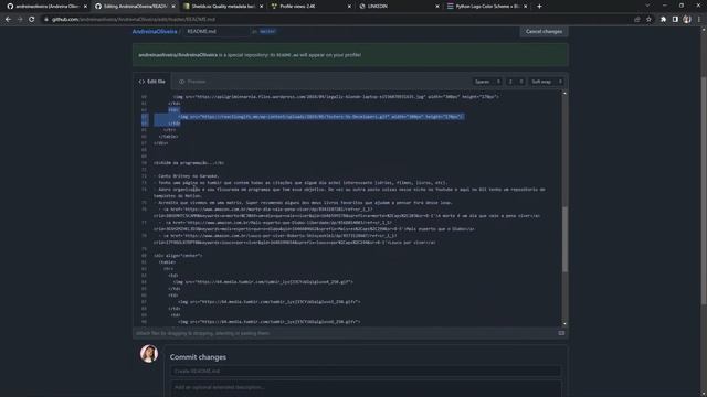 PERFIL PERSONALIZADO NO GITHUB (README) + Gifs E Badges