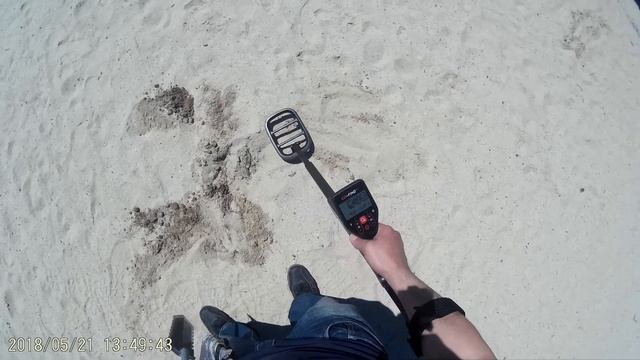Minelab Go Find 66 metal detector. Lake Beach Metal Detecting Video Test 3 смотреть онлайн