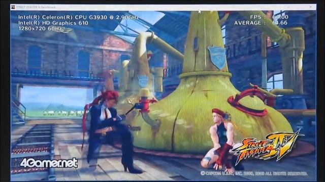 Street Fighter IV Benchmark on Celeron G3930 HD610 смотреть онлайн