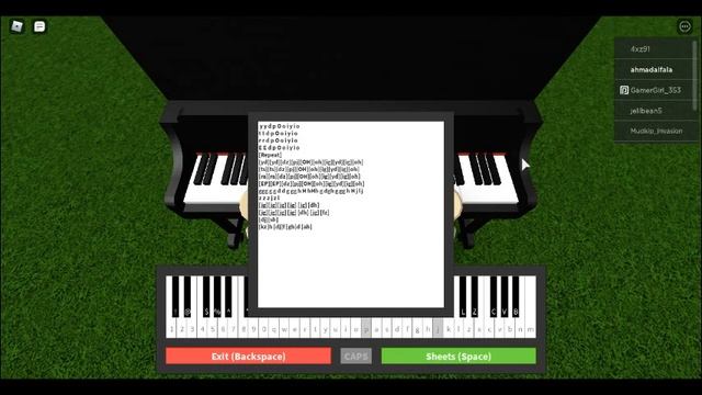 Megalovania Roblox piano смотреть онлайн