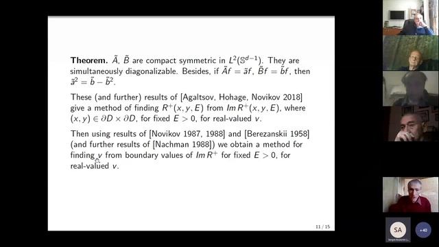 Seminar on Analysis, Differential Equations and Mathematical Physics - Roman Novikov смотреть онлайн