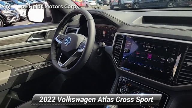 Certified 2022 Volkswagen Atlas Cross Sport 3.6L V6 SE w/Technology, Ramsey, NJ VW17423A смотреть онлайн