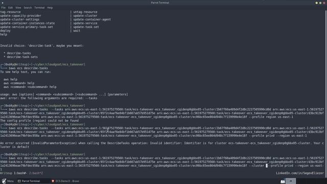 Hacking in the Cloud - Cloudgoat: ecs_takeover смотреть онлайн