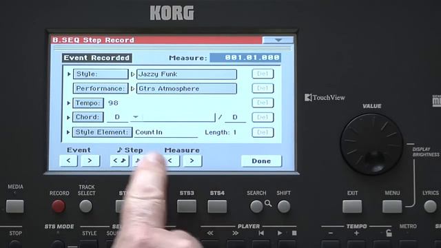 Korg Pa600 Video Manual -- Part 6: Recording A Song