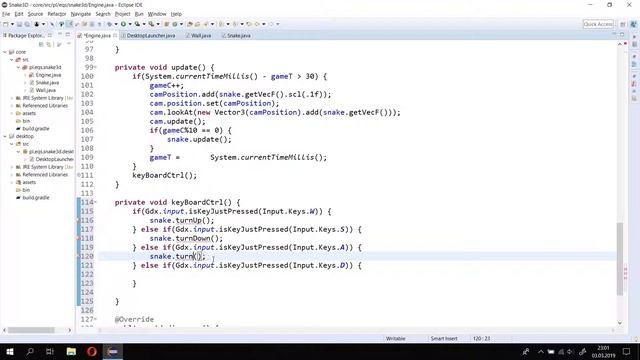 Java : LibGDX – Snake3D #4 смотреть онлайн