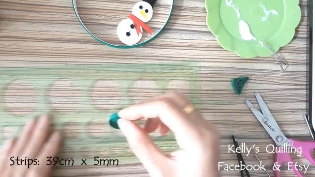 DIY Paper Quilling -Christmas Decoration- Easy & Simple Christmas design 011 смотреть онлайн